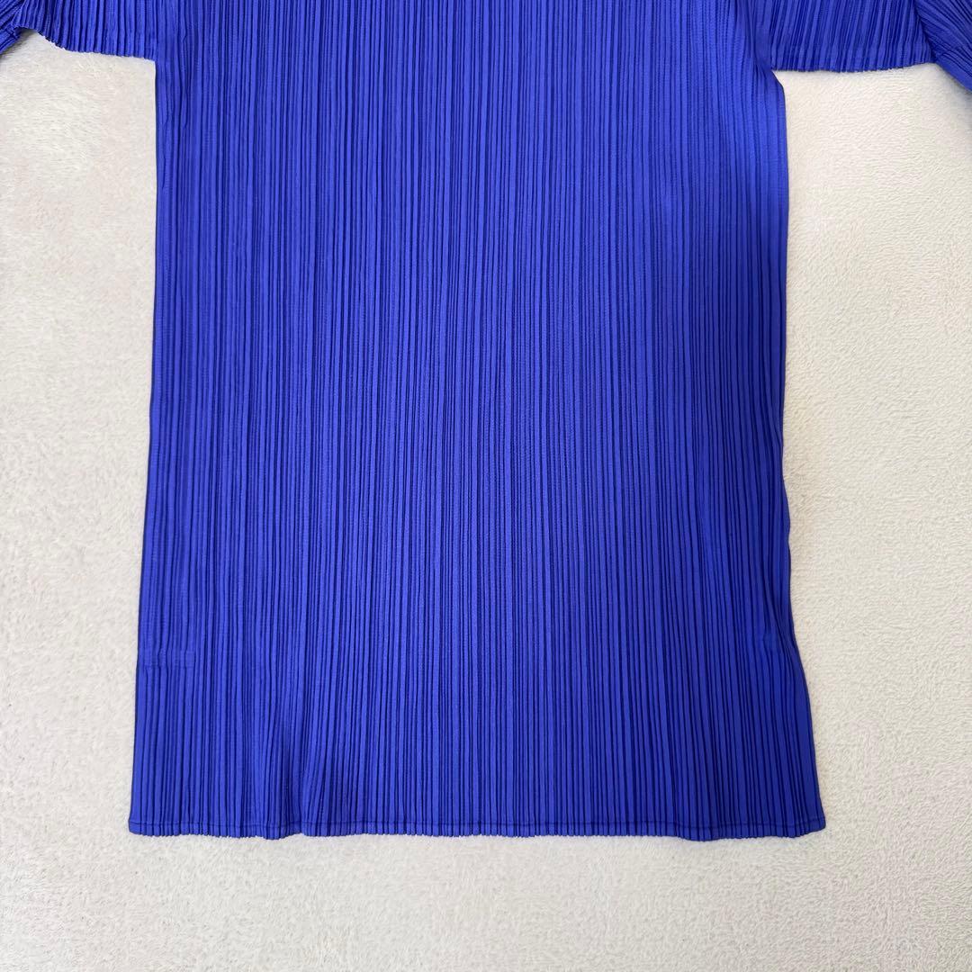 極美品✨ISSEY MIYAKE プリーツ　パープル　長袖　トップス