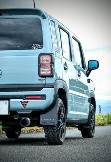 kuni1188新品未使用品LANDLIC マッドフラップブラックハスラー