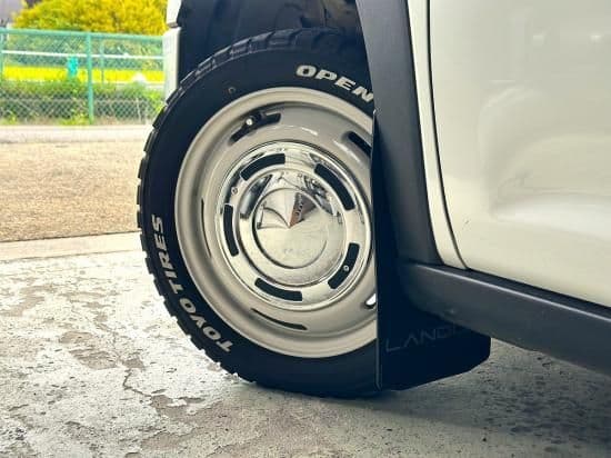 kuni1188新品未使用品LANDLIC マッドフラップブラックハスラー