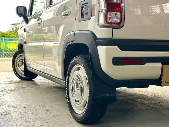 kuni1188新品未使用品LANDLIC マッドフラップブラックハスラー