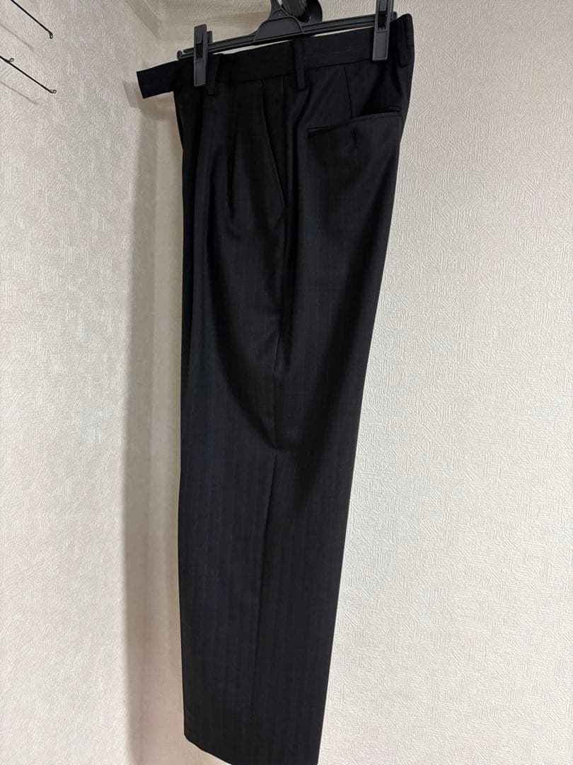 スーツ Wool Chalk Stripe Slacks Lidnm M