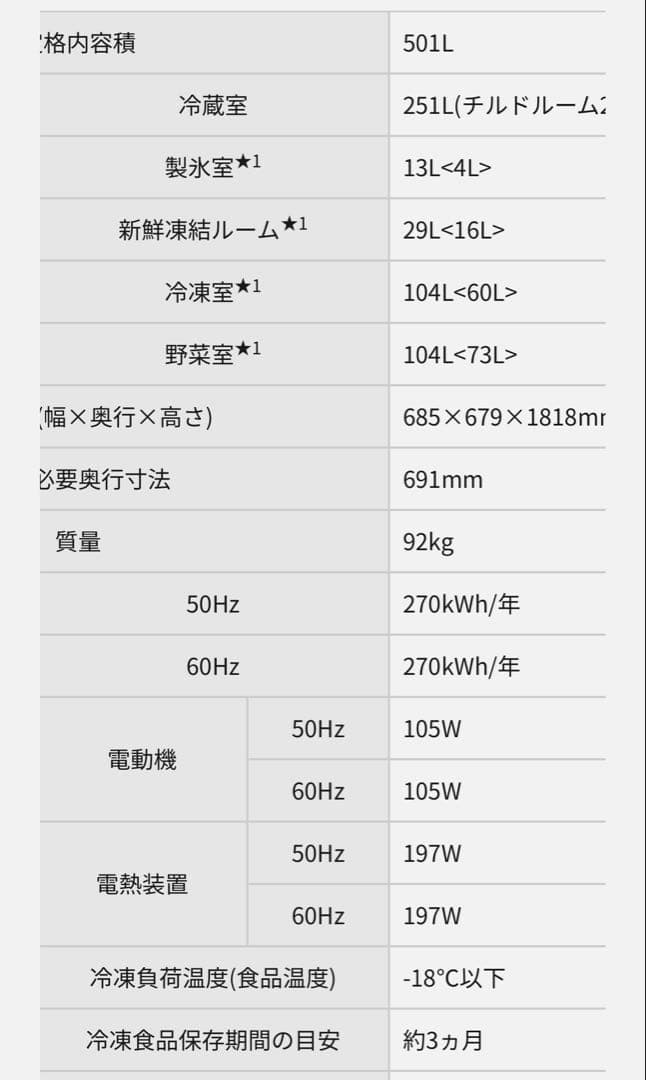Panasonic 冷蔵庫 NR-F505T-N【2011年製】