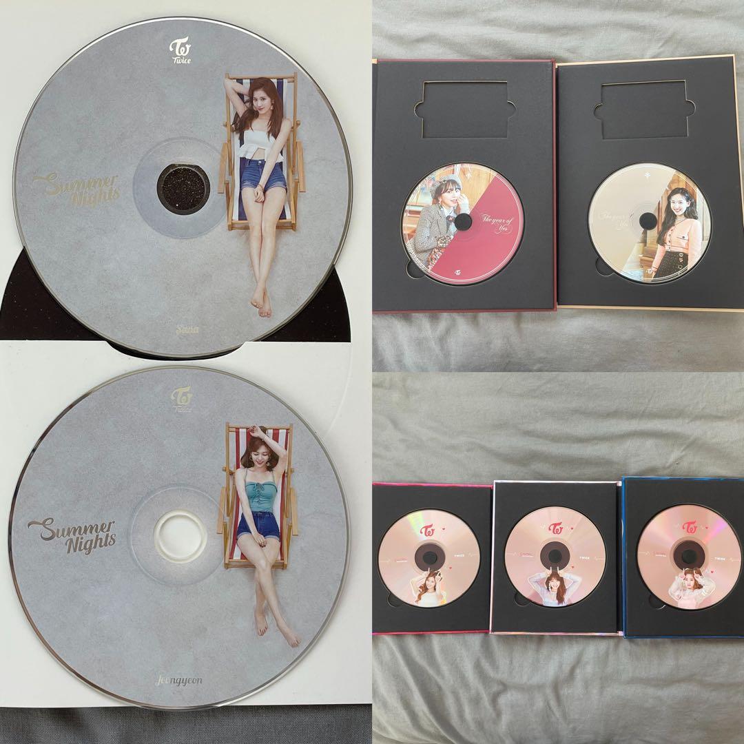 TWICE アルバム CD まとめ売り セット トレカ ポスター 特典付き