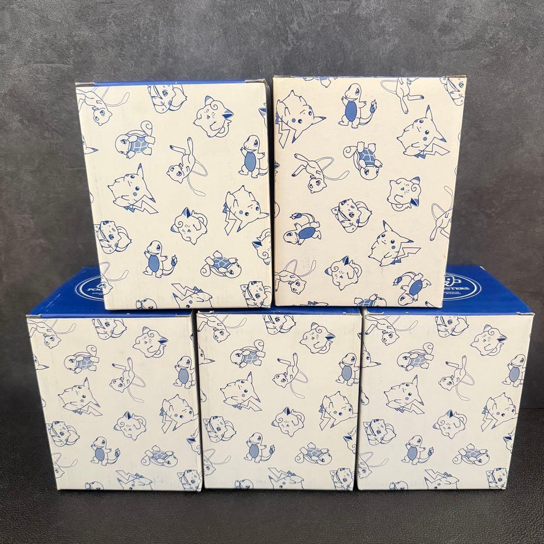 【レトロ・希少】　ポケモン 貯金箱　陶器製 5体＋アミューズメント2体　Lサイズ