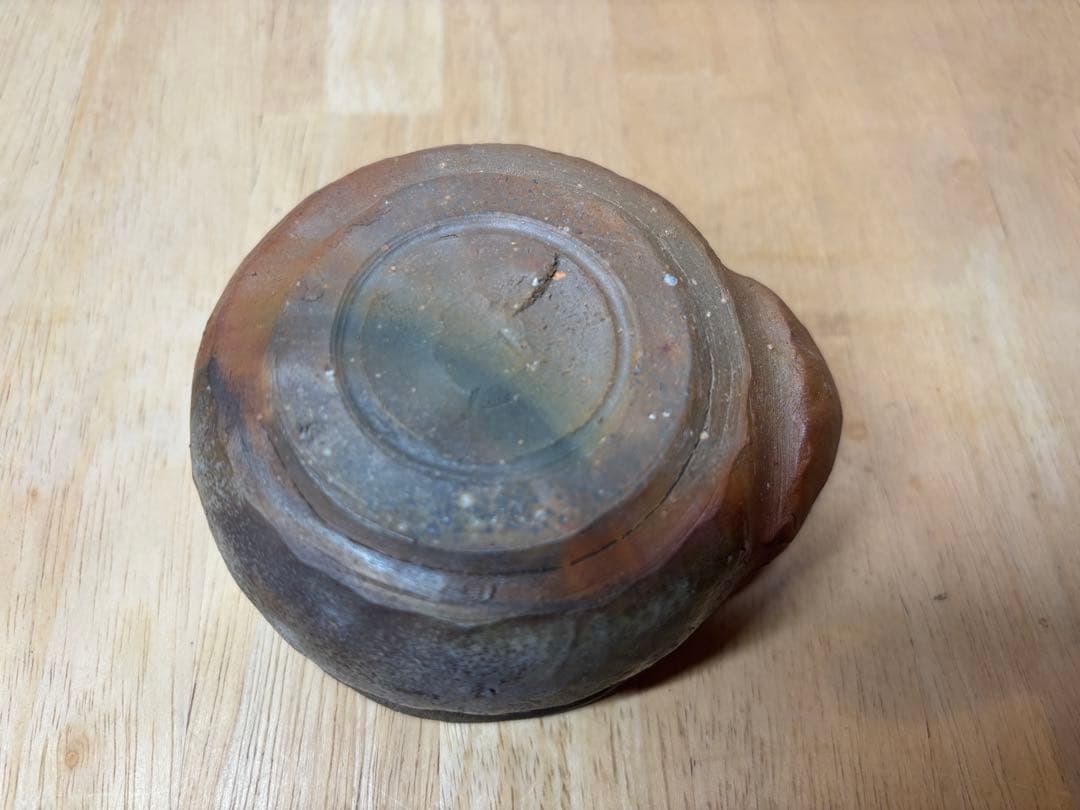 ㊽備前焼 宝瓶 登り窯 桃 もも モモ 手びねり 急須