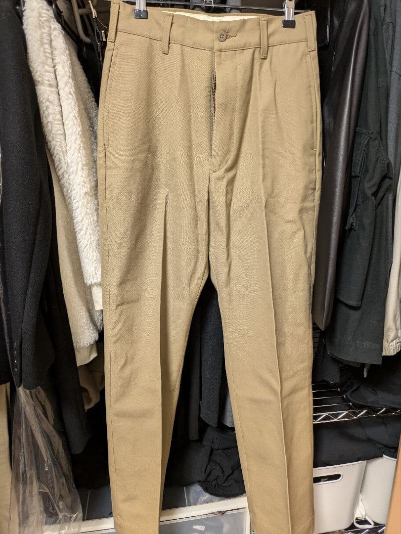 【THE SHINZONE】新品未使用/ハイウエストチノパンツ/ベージュ/34