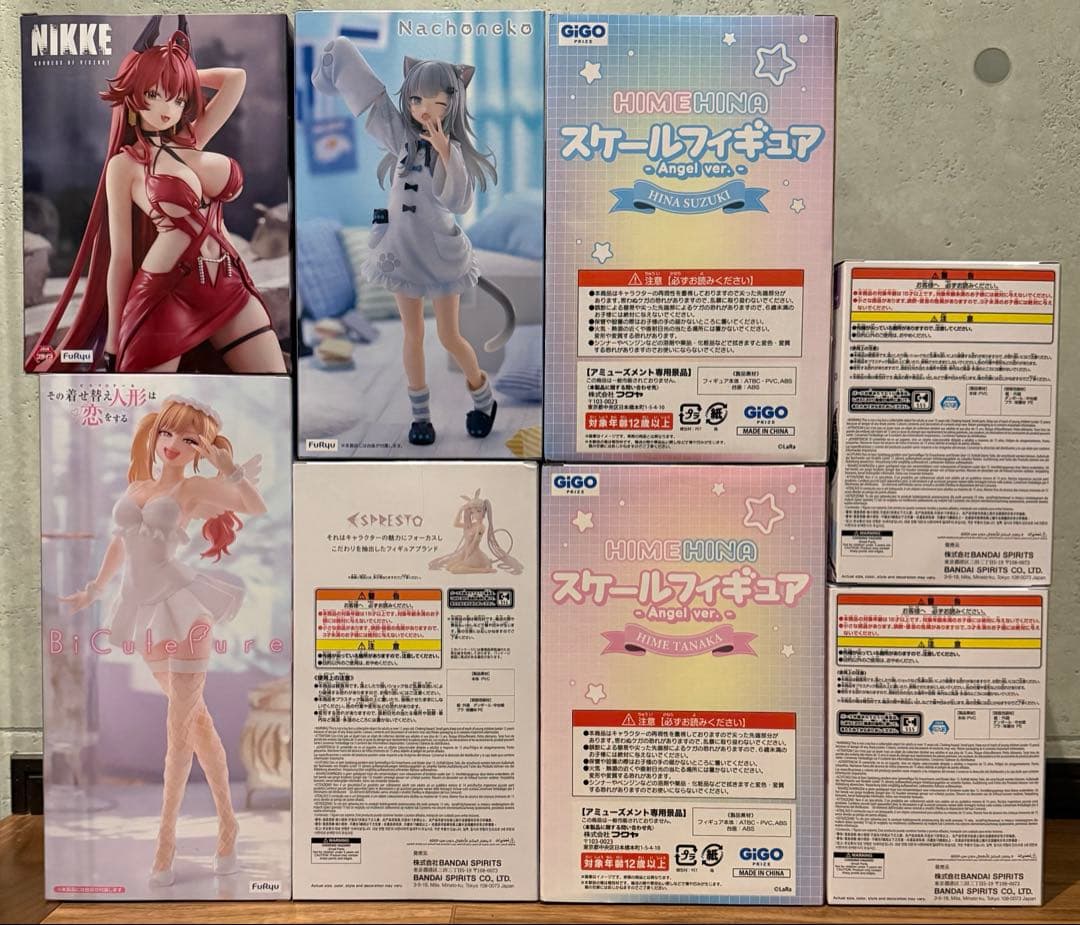 【まとめ売り】HIMEHINA等プライズフィギュア 8体セット