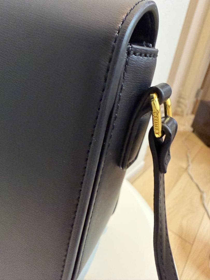 ブラックショルダーバッグ CELINE ノベルティ