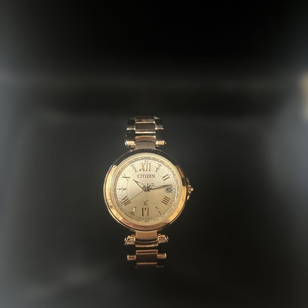 新品CITIZEN エコドライブ 腕時計 EC1032-54X ピンクゴールド