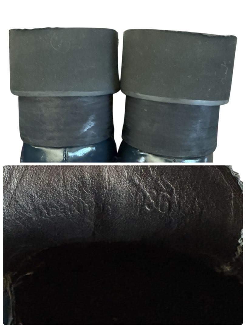 s*a様 美品✨ MM6 プラットフォームローファー （23㌢） ネイビー マル