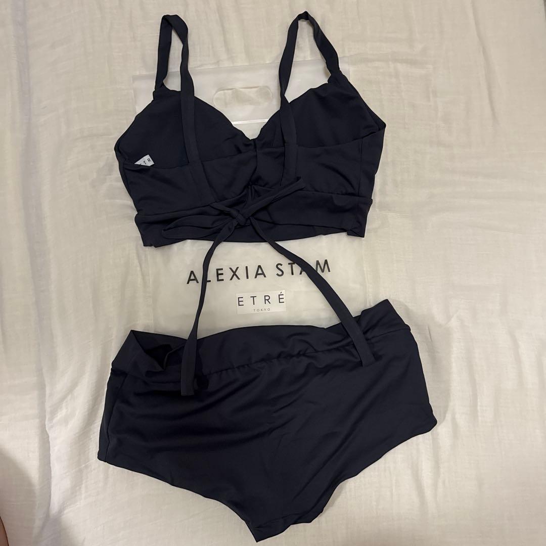 水着・ラッシュガード back ribbon bikini swimwear Kurogoma