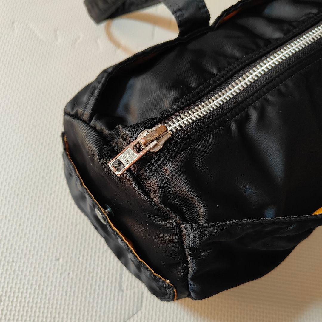 PORTER タンカー ドラムバッグ ミニボストン　ナイロン　黒　ブラック