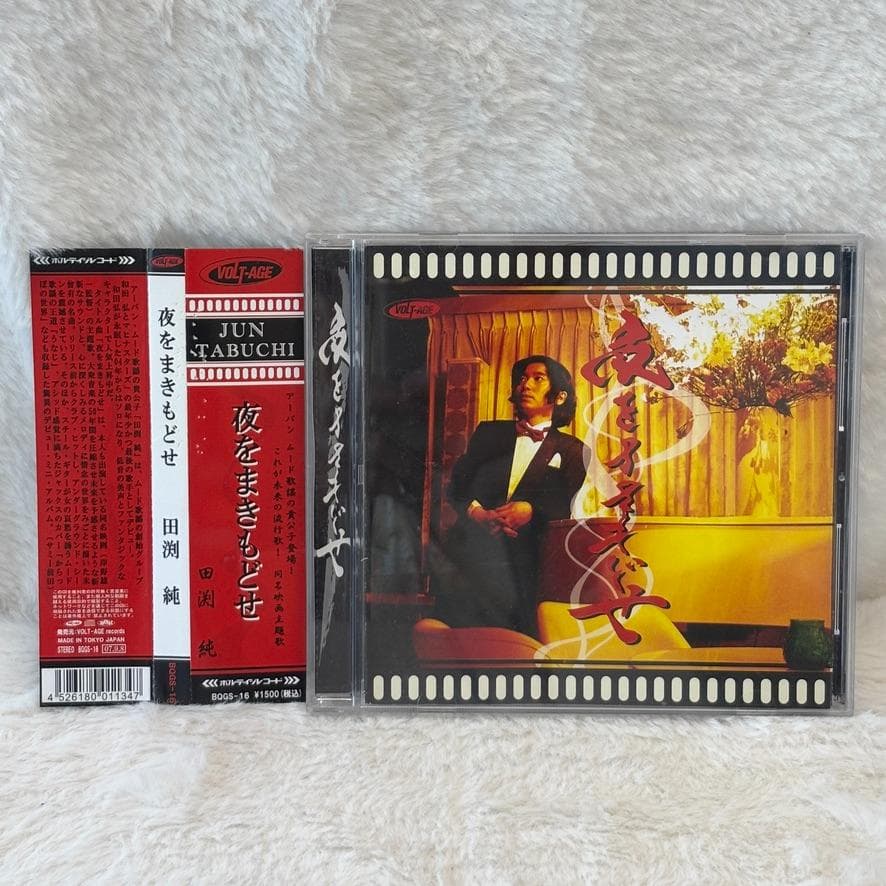 【レア✨】名盤CD 田渕純 / 夜をまきもどせ 2007年発表 ミニアルバム