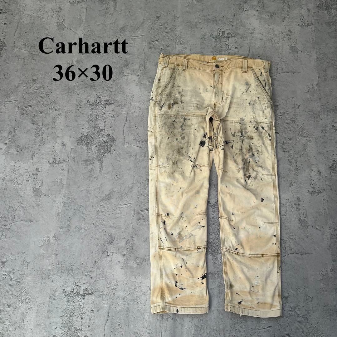 鬼フェード【Carhartt】カーハート（36×30）ダブルニーワークパンツ