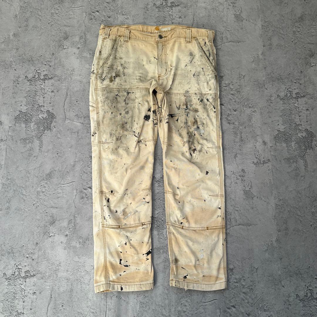 鬼フェード【Carhartt】カーハート（36×30）ダブルニーワークパンツ