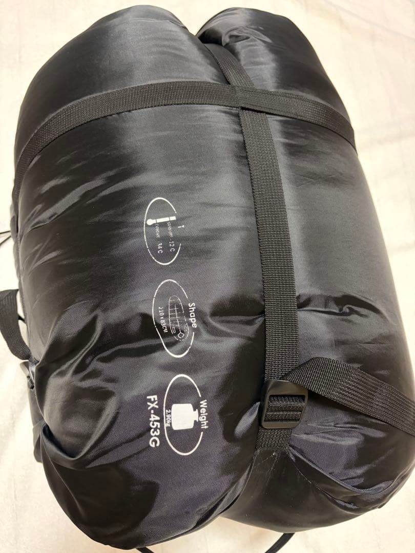 Bears Rock FX-453G 寝袋 黒/オレンジ