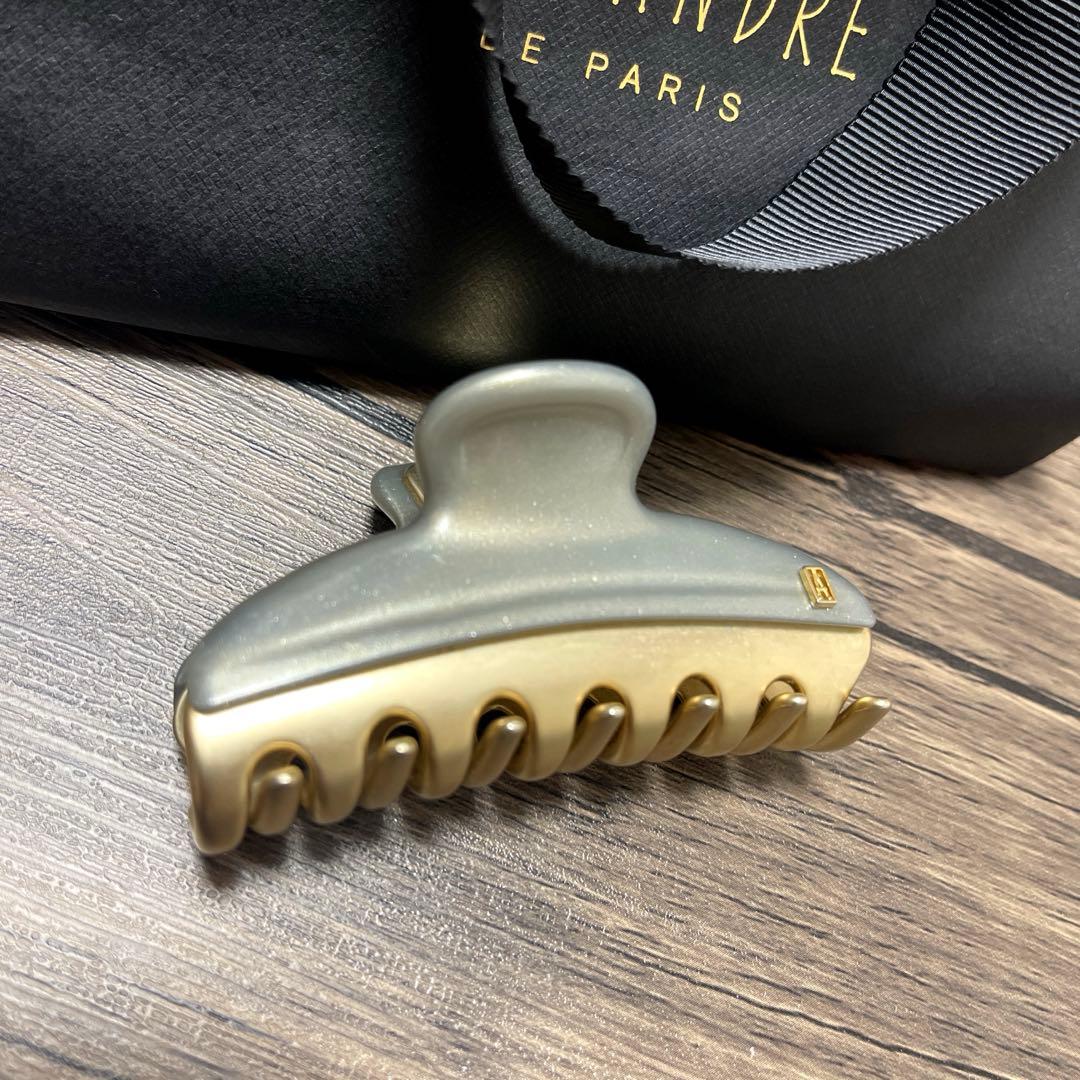 【美品】アレクサンドルドゥパリ Mクリップ グレー
