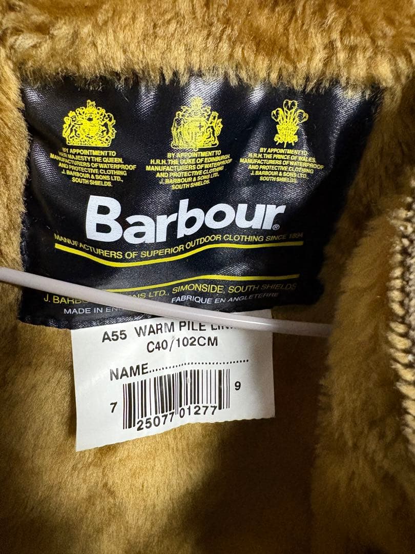 97年製　Barbour International C38 ライナー付き