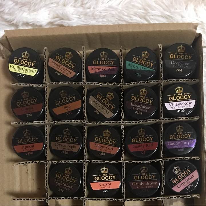 1つ ¥350 ジェルネイル カラージェル カラーネイル