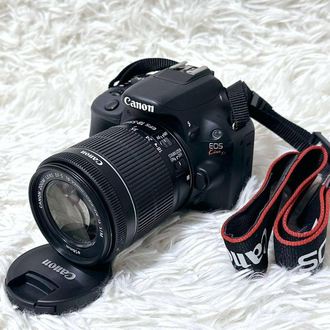 【極美品】Canon EOS Kiss X7 デジタル一眼レフ 18-55mm