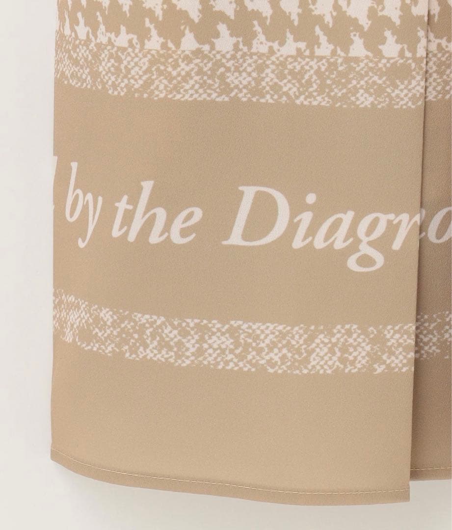 Diagram ハウンドトゥースプリントワンピース