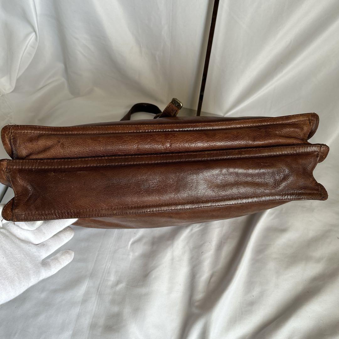 【希少】dan genten ビジネスバッグ ブリーフケース オールレザー A4