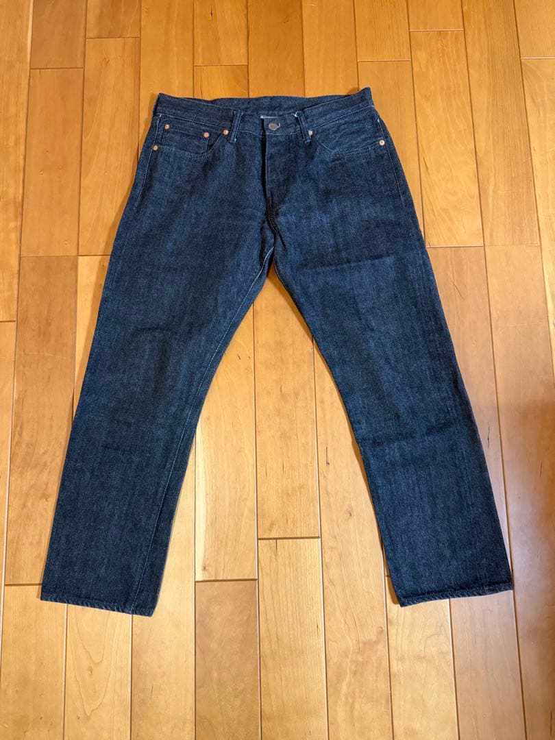 tcb 50's slim black 硫化染 サルファージーンズ