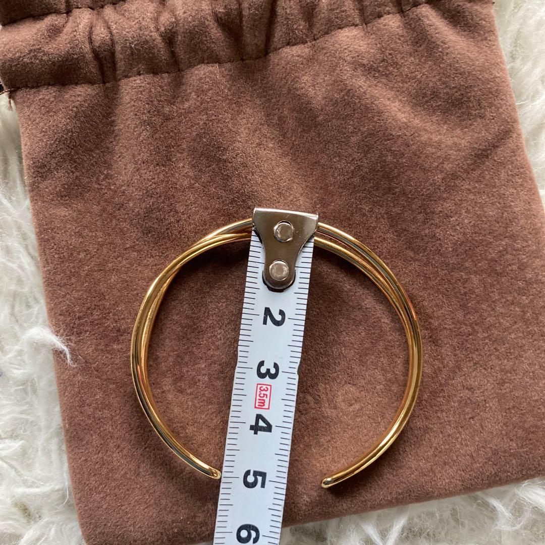 ete エテ　ゴールド クロス バングル　シルバー925