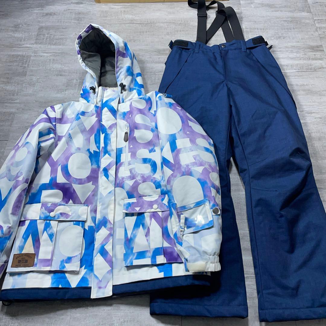 美品★ 近年モデル COSBY コスビー スキーウェア 上下 レディースXL