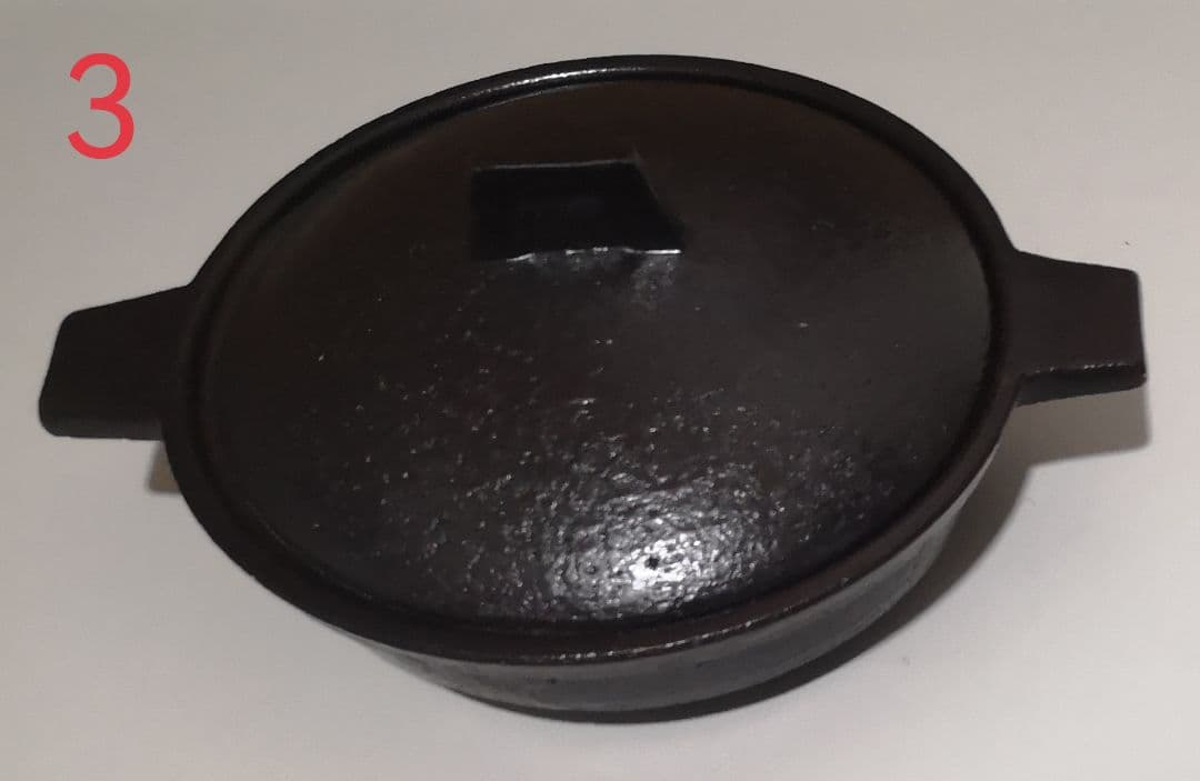 長谷園 キャセロールマイン 黒 4個