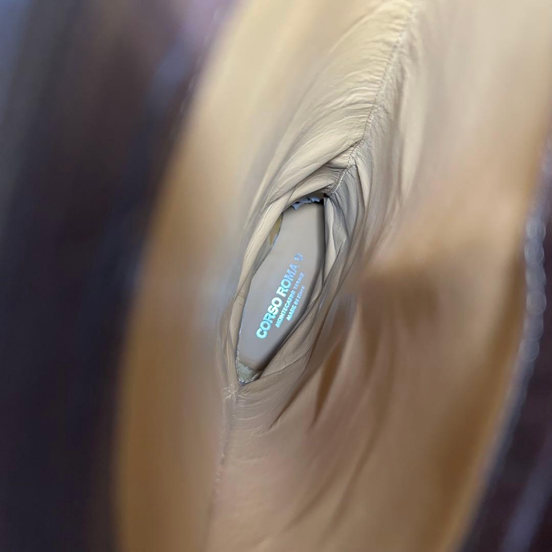 【箱付き】CORSOROMA9 ロングブーツ インヒール ブラウン