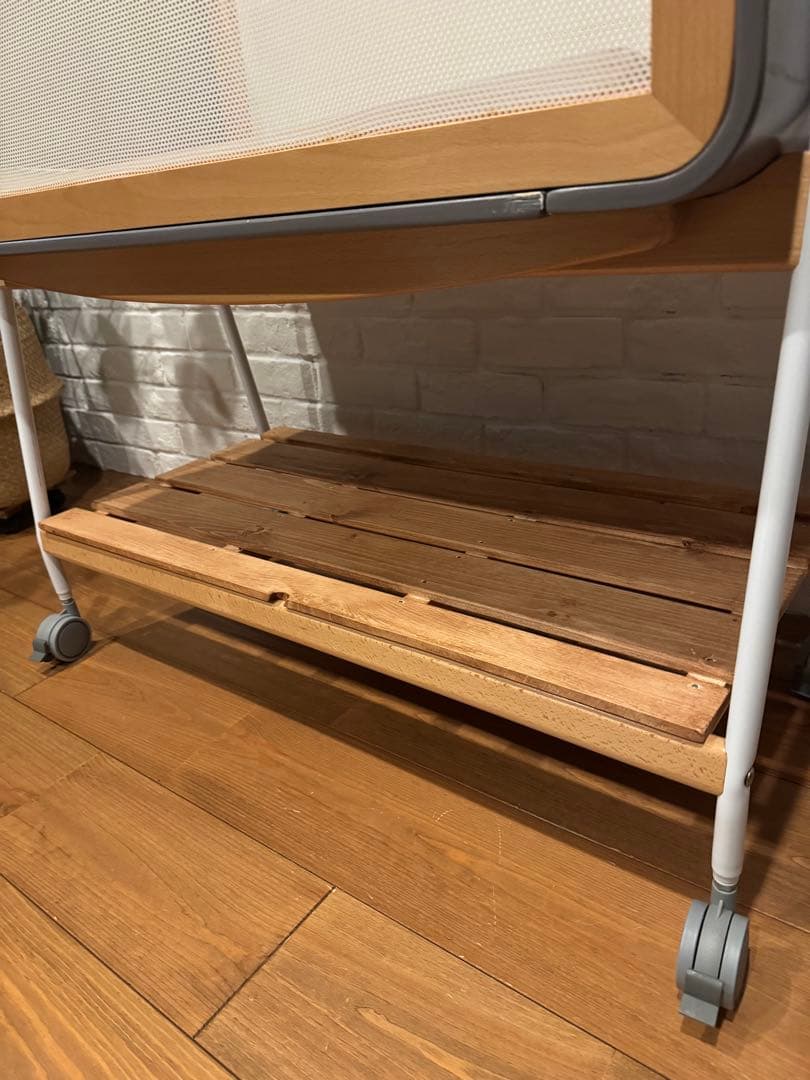 大和屋　Li Li wagon リリワゴン　ベビーベッド　グレー