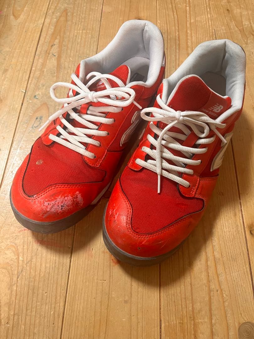 アシックス　ニューバランス　安全靴　赤　28㎝　2足セットで！