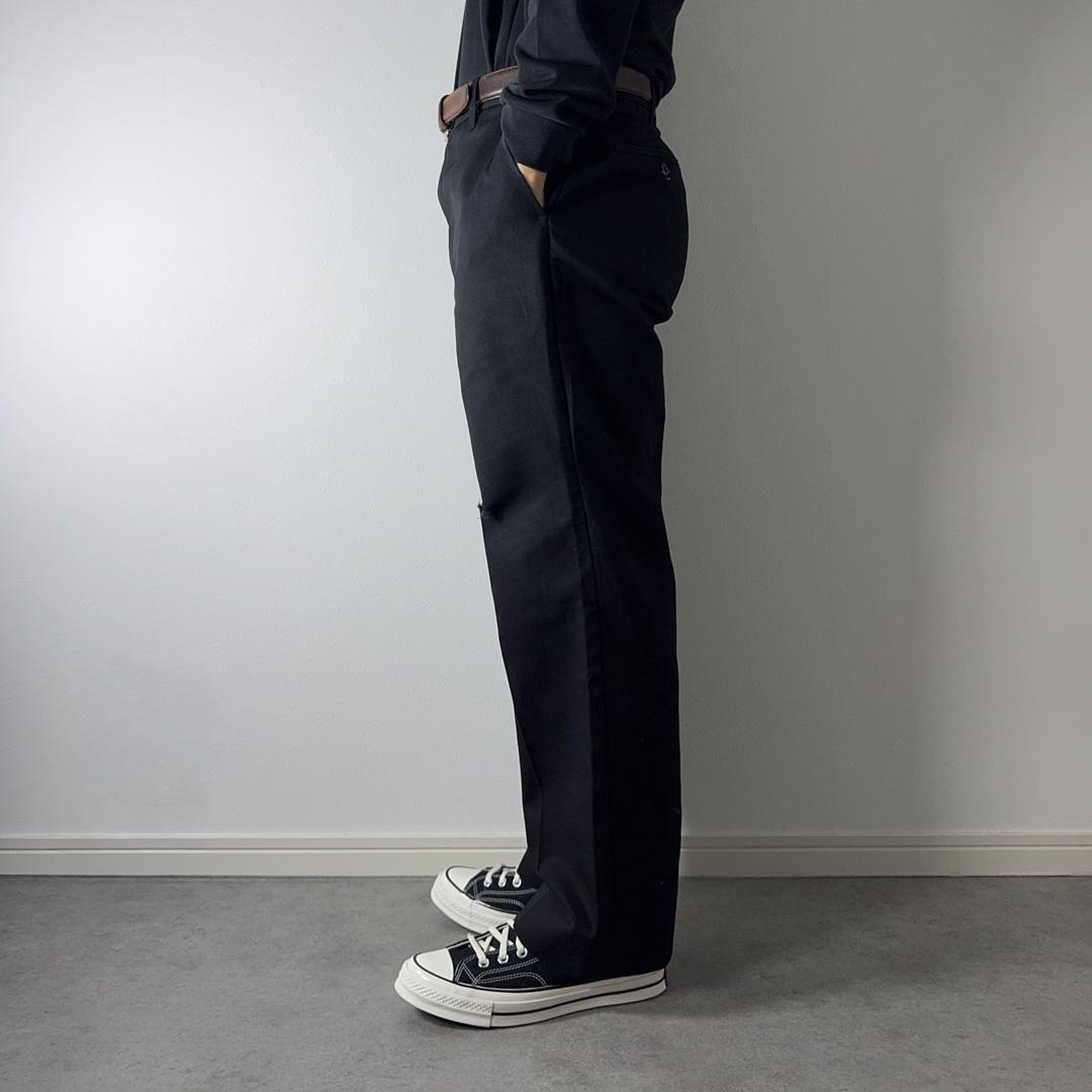 90sDickiesワークパンツIndustrialWearチビタグブラック古着