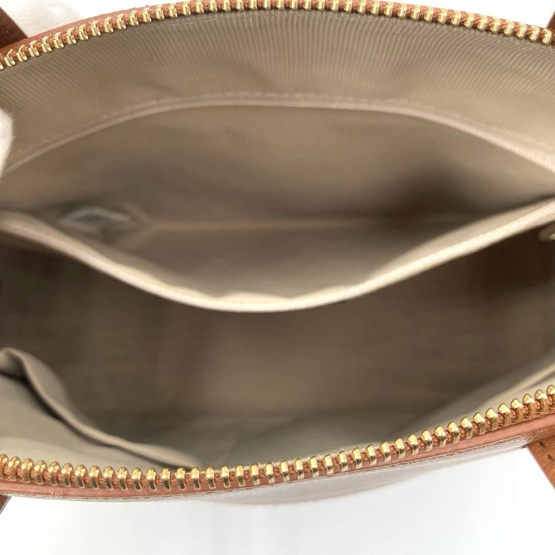 極美品✨FURLA フルラ 現行 パイパー 2way ハンドバッグ キャメル
