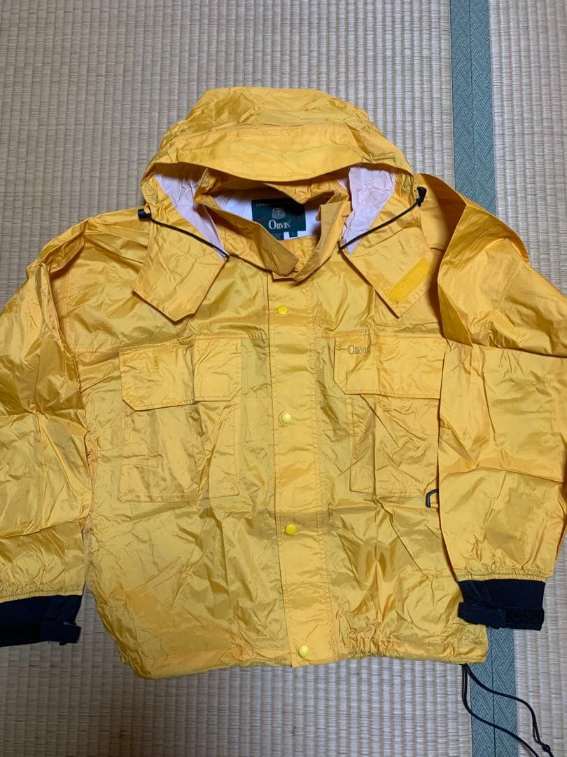 ✨希少緑タグ✨90s ORVIS フィッシングジャケット ナイロンコーティング