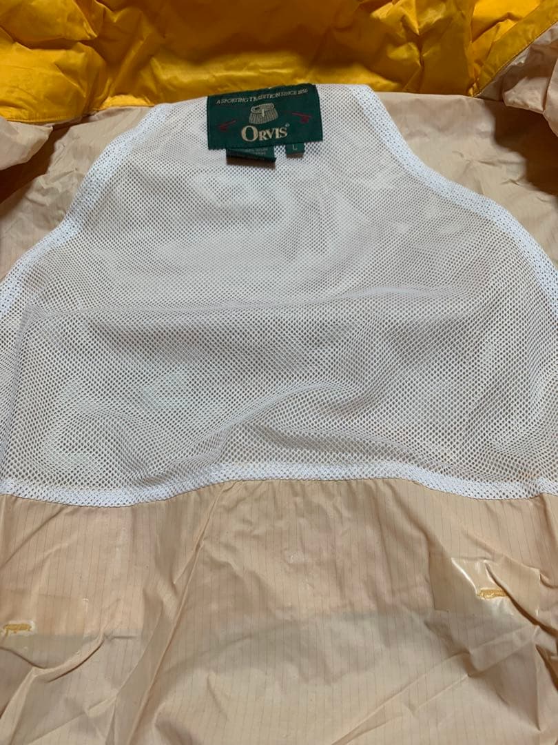 ✨希少緑タグ✨90s ORVIS フィッシングジャケット ナイロンコーティング