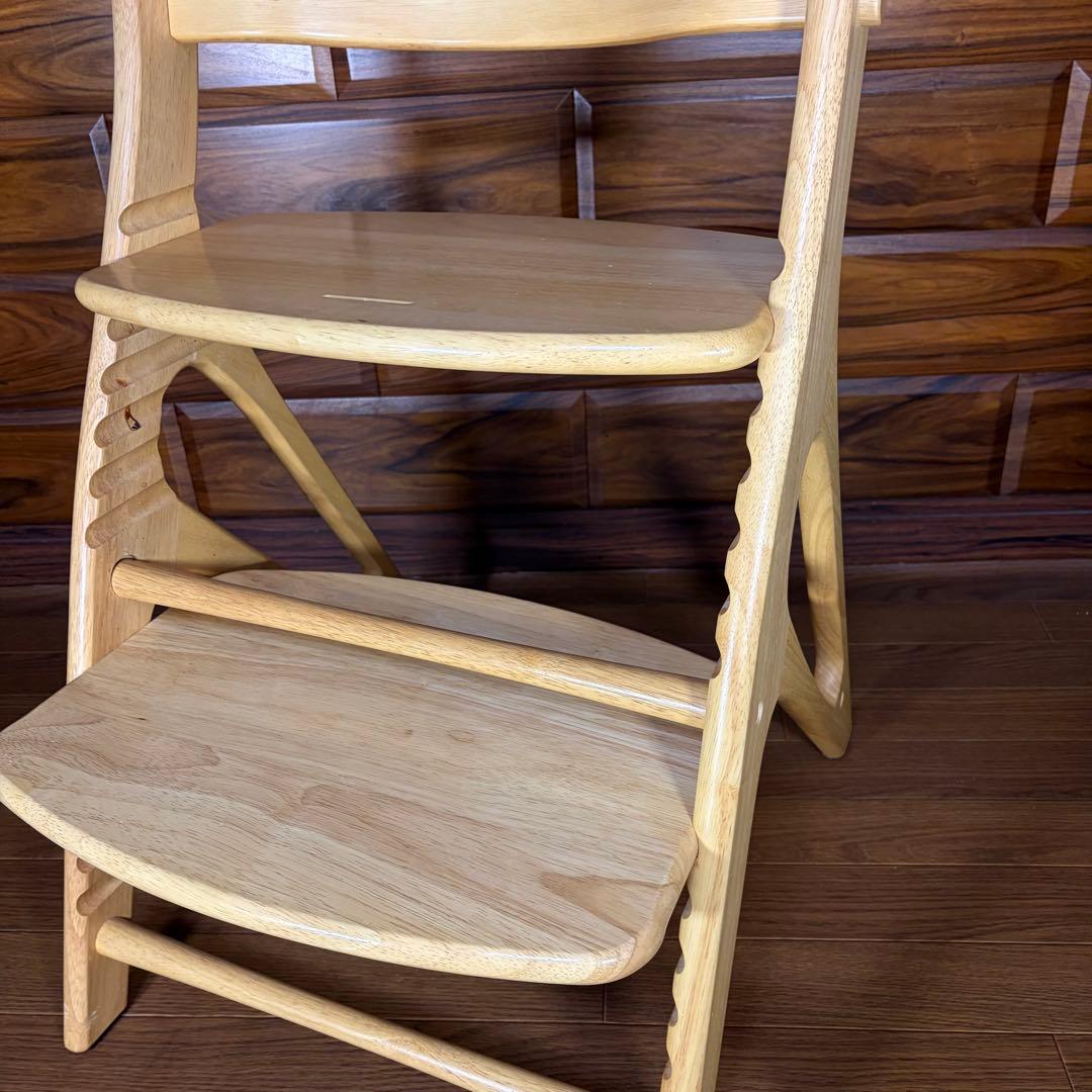 組み立て不要 大和屋　yamatoya アッフル チェア テーブル・ガード付き