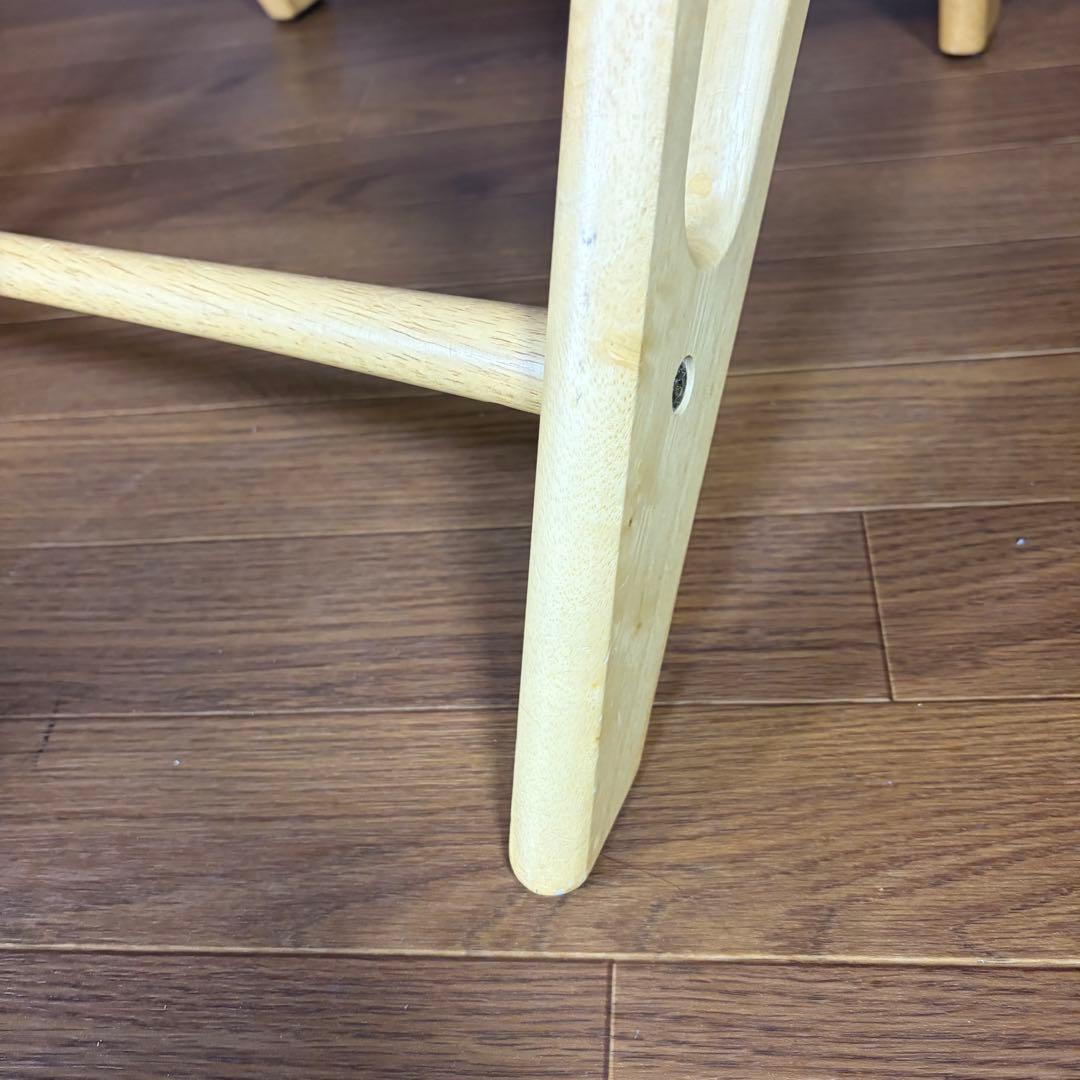 組み立て不要 大和屋　yamatoya アッフル チェア テーブル・ガード付き