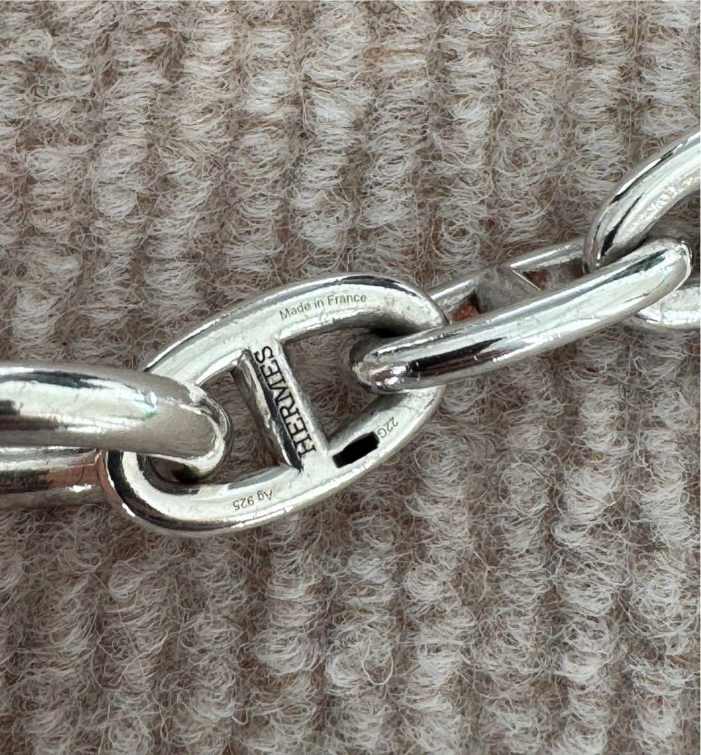 【本物保証・鑑定書付】HERMÈSシェーヌダンクル ＧＭ13コマ エルメス