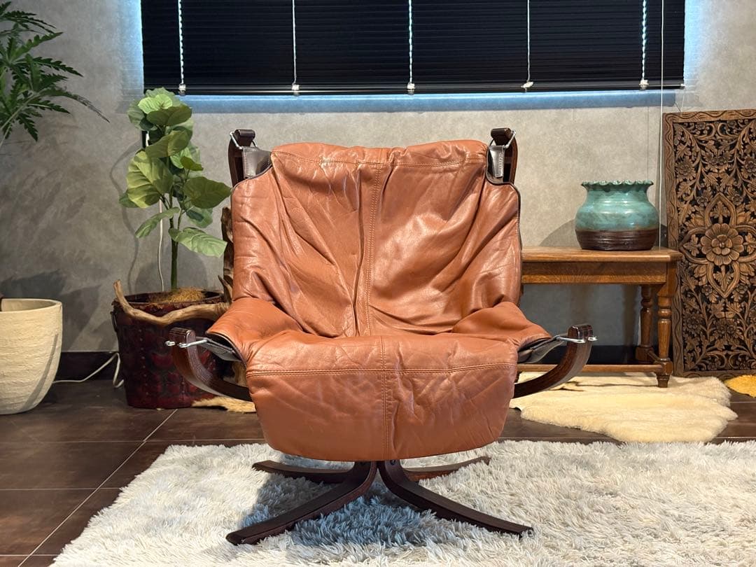 バットネ　vatne ヴィンテージ　ソファ　ファルコンチェア　ノルウェー　nZZ