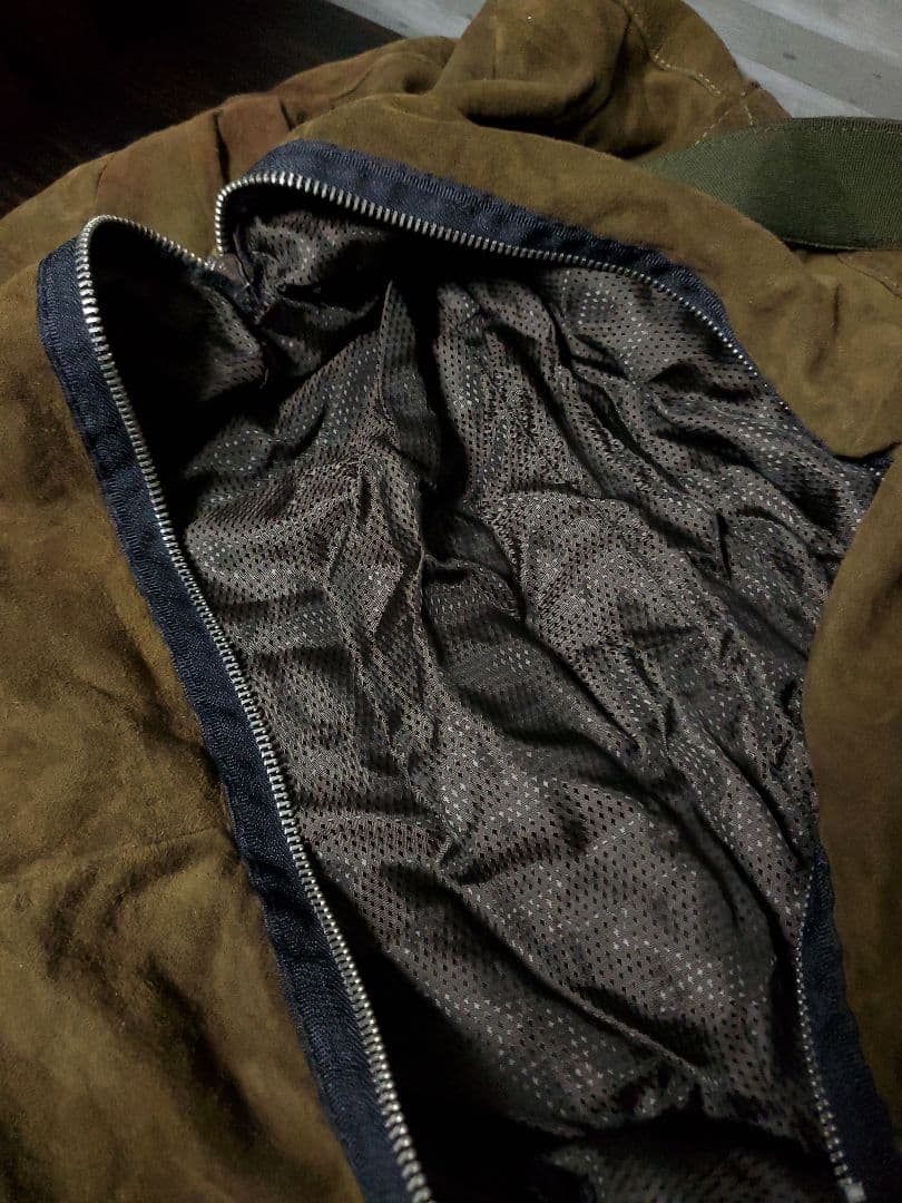 GEOFFREY B.SMALL スエード ドラムバッグ　リメイク