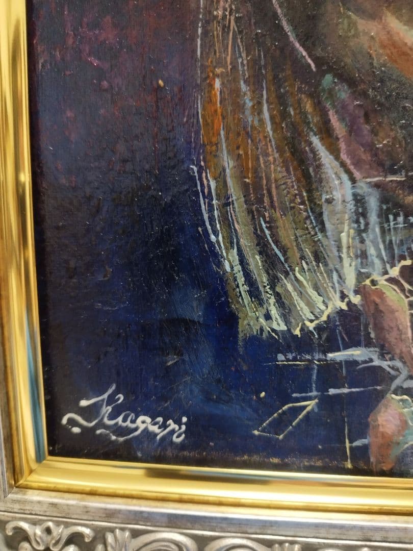 油彩画『光影共鳴』 原画 一点物 アート