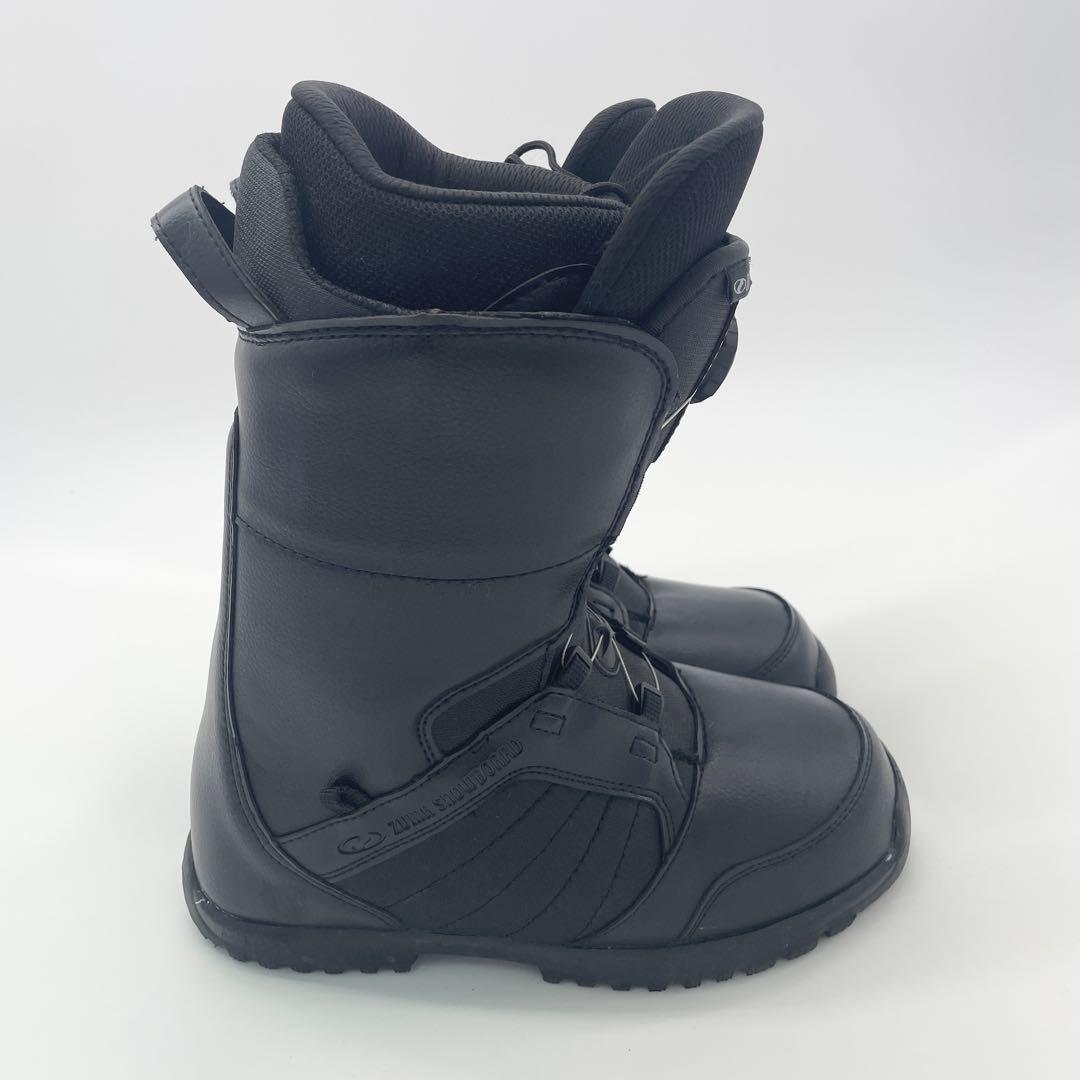 美品ZUMA スノーボードブーツ 24.5cm ブラック アウトドア