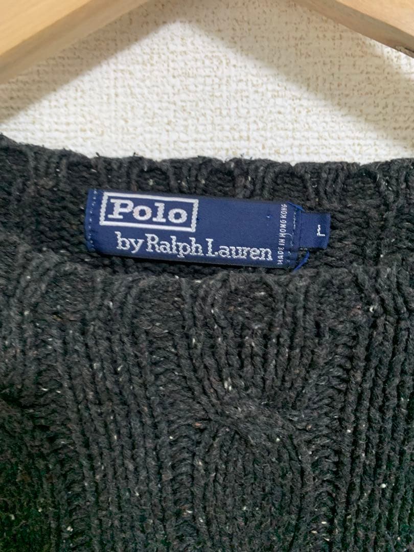 ラルフローレン　ネップ　コットンニット　90s ビンテージ