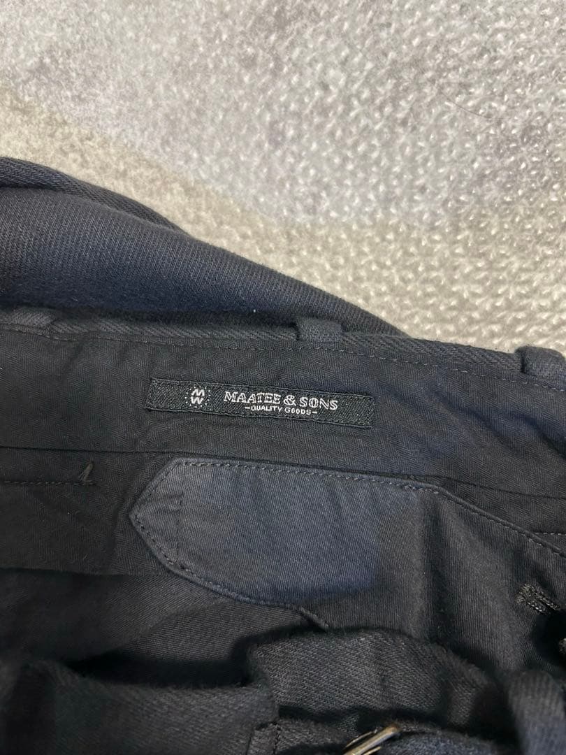 パンツ MAATEE&SONS MARVERICK CHACOAL 2025AW 1