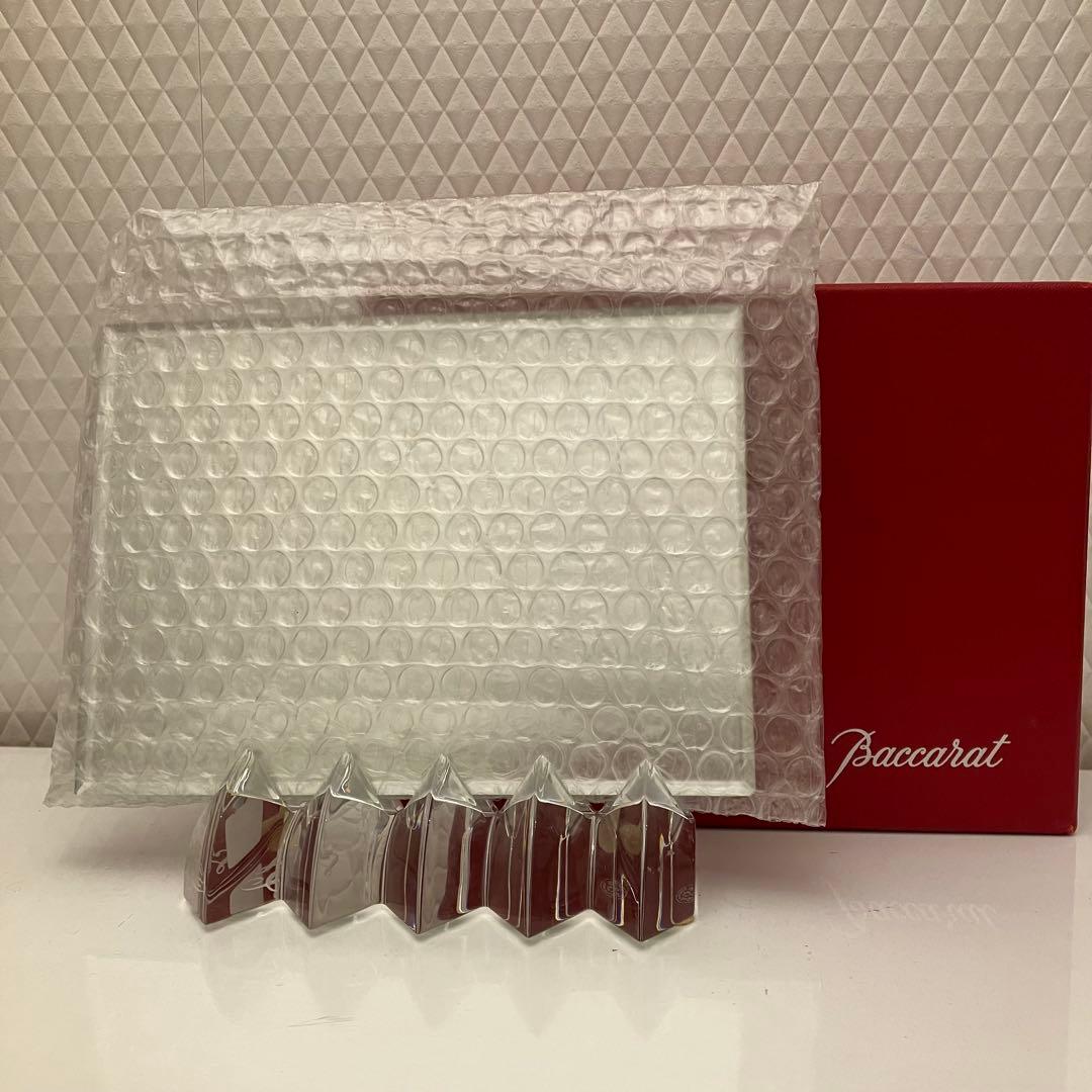 美品★Baccarat バカラ フォトフレーム 写真立て　ミラースタンド　箱付き