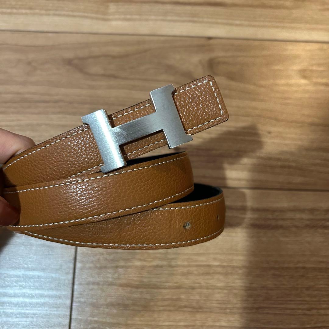 美品☆エルメス　ミニコンスタンスベルト　70