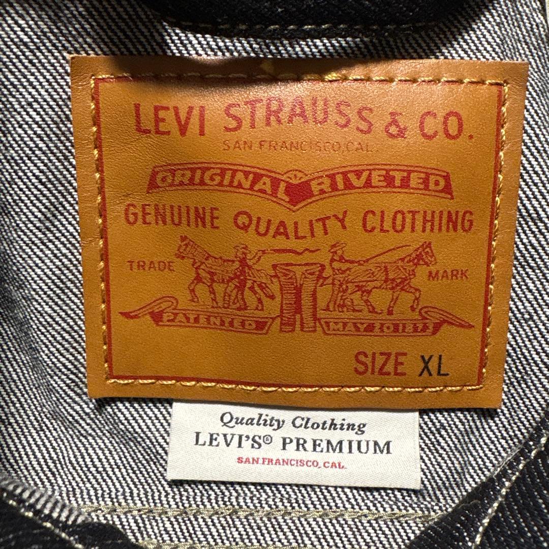 LEVI'S PREMIUM 1st 大戦モデル　４つボタン　XL ブラック