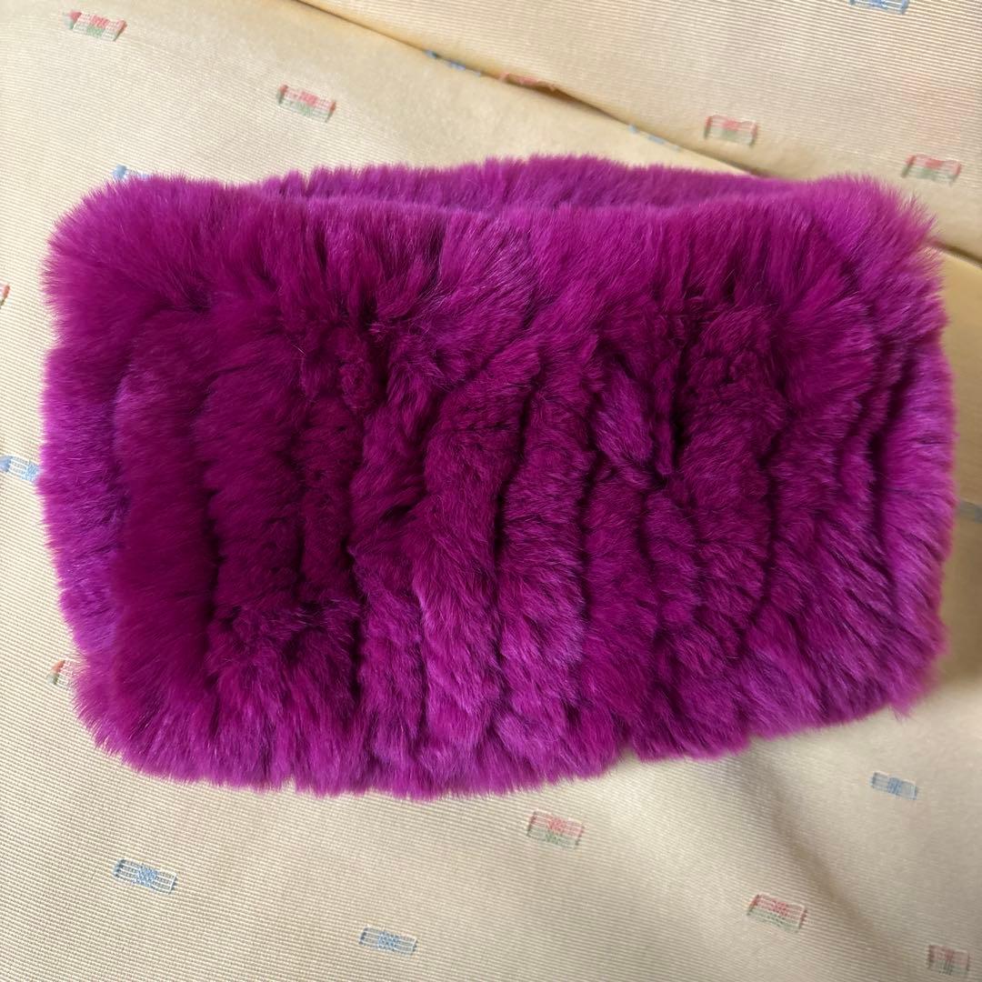 レッキスネックウォーマーミンク帽子、セーブルマフラー